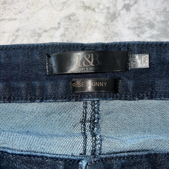 L&B Lucky & Blessed Women’s High Rise Skinny Jeans AA21 - Picture 4 of 6